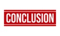 Conclusion Rubber Grunge Stamp Seal Vector Illustration Royalty Free Stock Photo