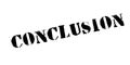 Conclusion rubber stamp