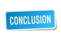 Conclusion sticker
