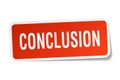 Conclusion sticker