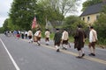 Concord Minutemen marching Royalty Free Stock Photo