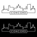 Concord, New Hampshire skyline.