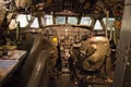 Concorde cockpit showing all dials and detail. Royalty Free Stock Photo