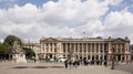 By Concorde moving vehicles. The area is visited by tourists