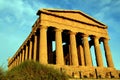 Concordia greek temple ruins. Agrigento, Italy Royalty Free Stock Photo