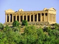 Concordia Temple in agrigento Royalty Free Stock Photo