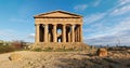 Concordia temple in Agrigento, Sicily, Italy Royalty Free Stock Photo