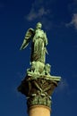 Concordia at top of anniversary column Royalty Free Stock Photo