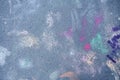 Concreate with Chalk Paint Texture Royalty Free Stock Photo