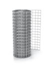 concret metall construction net roll isolated 3d illustration Royalty Free Stock Photo