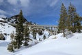 Concrete arch bridge in Northern California