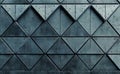 Concrete background with abstract geometric facets, created using 3D rendering Royalty Free Stock Photo
