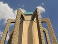 Concrete biomimicry architecture in poet mausoleum in Iran