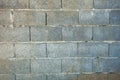 Concrete block wall background texture Royalty Free Stock Photo