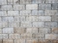 Concrete block wall background & texture Royalty Free Stock Photo