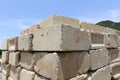 Concrete blocks Royalty Free Stock Photo