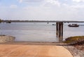 Concrete Boat Ramp For Launching Vessels Royalty Free Stock Photo