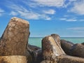 Concrete breakwater