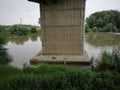 Concrete bridge detail in east europe