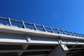 Concrete bridge with guard rail