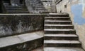 Concrete Bunker Steps right Royalty Free Stock Photo