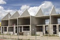 concrete casco at residential construction site