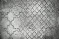 Concrete cement wall with decorative technique pattern as abstract background Royalty Free Stock Photo
