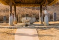 Concrete cistern with public drinking water