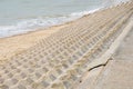 Concrete Coastal protection structure Royalty Free Stock Photo