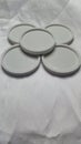 Concrete coaster round home decoration