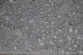 Concrete coating with impregnations of small stones texture