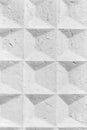 Concrete cracked wall with rhombuses pattern Royalty Free Stock Photo