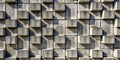 Concrete Cube Wall With Shadow, Concrete , Architecture , Geometric , Wall Royalty Free Stock Photo