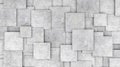 Concrete 3d cube wall as background or wallpaper Royalty Free Stock Photo