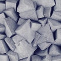 Concrete 3d cube wall background