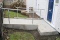 Concrete Disability Access Ramp Installation