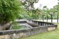 Concrete drainage canal Royalty Free Stock Photo