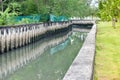 Concrete drainage canal Royalty Free Stock Photo