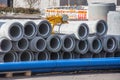 Concrete drainage sewer, gutters pipes for industrial building construction