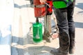 Concrete drilling Royalty Free Stock Photo