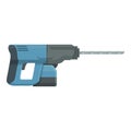 Concrete electric hammer icon cartoon vector. Power machine