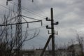 Concrete electric pole and high voltage pylon