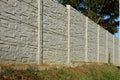 Concrete fences for family houses, industrial buildings and commercial premises. elegant appearance, high protection against many