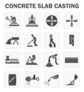 Concrete floor icons