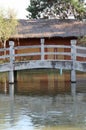 Concrete footbridge