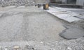 Concrete foundation in construction industry