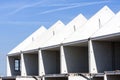 Concrete frame of houses