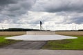 Concrete fundament new wind urbine in Flevoland, The Netherlands