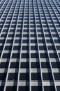 Concrete glass-windowed wall Royalty Free Stock Photo