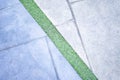 concrete and grass path Abstract background. Selective focus Royalty Free Stock Photo